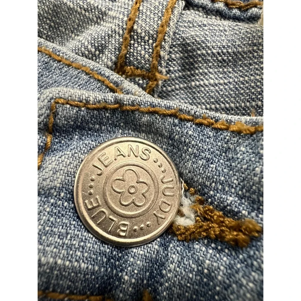 Judy Blue Womens Light Wash Flare‎ Leg Denim Jeans Embroidered Back Pockets 15